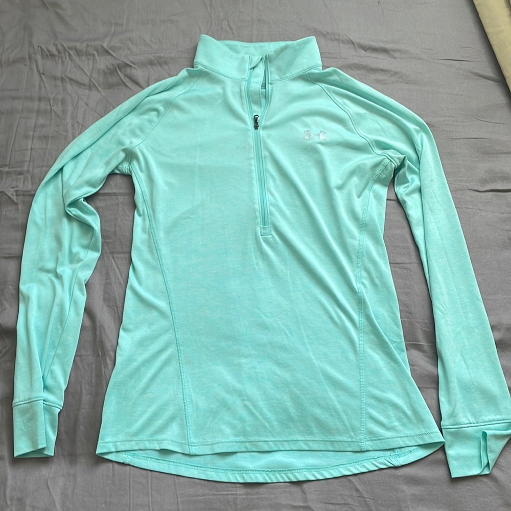 Turquoise Under Armor  Light Jacket